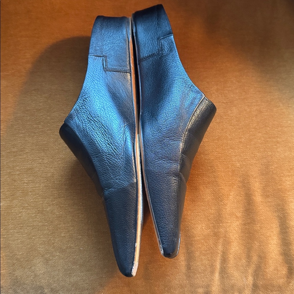Lafayette 148 New York Ollie grained black leather Mules EU 39.5/US 9.5 - Picture 4 of 9